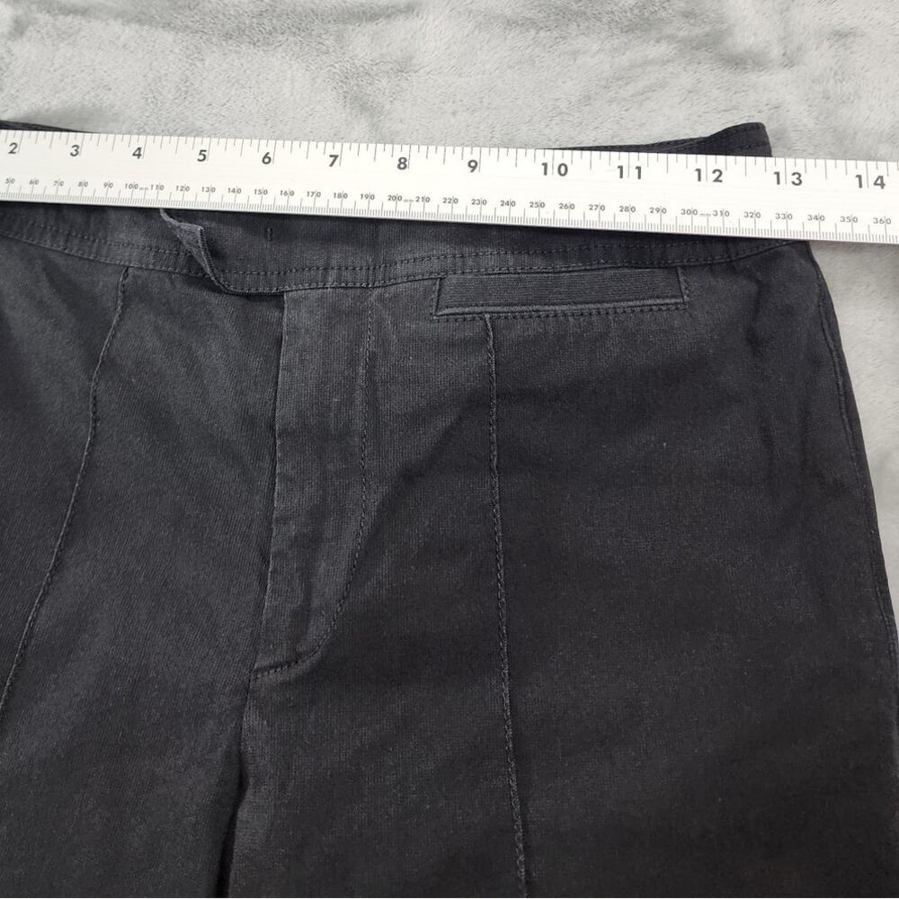Isabel Marant Pants Women 34 US‎ 2 Black Lyre Front Seam Kick Flare Crop Stretch - Picture 6 of 10